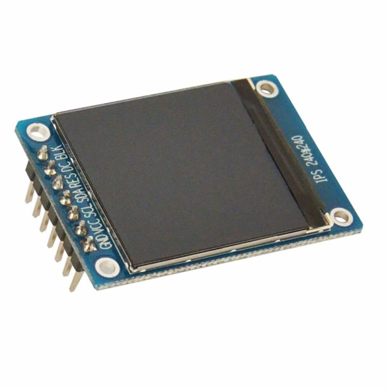 TECNOIOT 2pcs Écran LCD 1.3 Pouce IPS HD TFT ST7789 240x240 Full Color - Module Display SPI