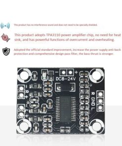 Alternative view of CA-3110 2x15W Digital Audio Stereo Amplifier Module Board Mini Binaural