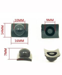 Alternative view of Rubber Button Flashlight Switch Cap Electronic DIY Parts Accessories for LED Torch