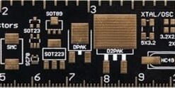 Alternative view of PCB Ruler v2 - 6" for Electronic Engineers