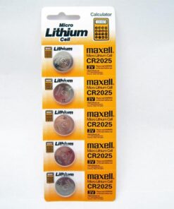 Alternative view of Maxell CR2025 3V Lithium Coin Cell