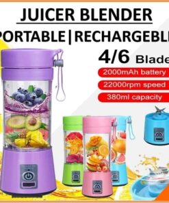 YE-02 Blender 380ml Portable USB Rechargeable Juicer Mini Juice Extractor