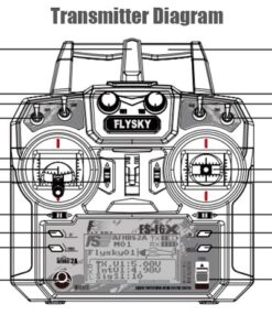 Flysky FS-i6X 10 channel AFHDS Transmitter - MegaEshop.PK