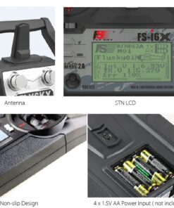 Alternative view of Flysky FS-i6X 10 channel AFHDS Transmitter