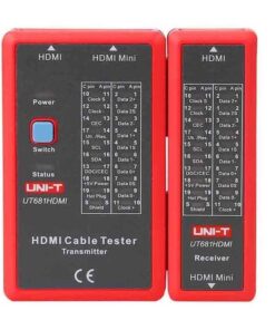 UNI-T UT681C HDMI-CHN Cable Tester HDMI MINI-HDMI data cable tester 20 visible LED - MegaEshop.PK