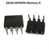 24C64 EEPROM Serial-2Wire 64K-bit (8K x 8) 3.3V/5V 8-Pin - MegaEshop.PK