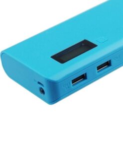 Dual USB 18650 Power Bank Case Box 5X 18650 With LED - MegaEshop.PK