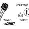 2N2907 2907 TO-92 PNP TRANSISTOR, 40V/0.6A - MegaEshop.PK