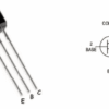 2N3906 3906 TO-92 NPN Transistor - MegaEshop.PK