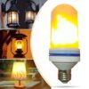 LED Flame Effect Light Bulb E27 LED Flickering Flame Light Bulb Decorative Light - MegaEshop.PK