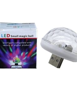 USB Mini Disco Ball DJ Lighting Lights Portable Christmas Home Party Light DC 5V USB Powered Led
