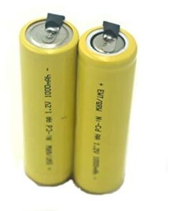 2.4V AA 1000 Mah Nicd Rechargeable Battery Nickel Metal Hydride Battery with Solder - MegaEshop.PK