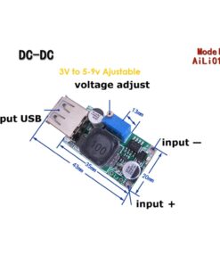 3V to 5V to 9V 2A USB Output Voltage Step-up Module Boost Converter - MegaEshop.PK
