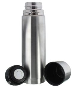 Silver 1000ml Stainless Steel Vacuum Thermoses Flask Cup Hot Cold thermal Water Bottle