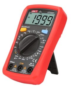 Alternative view of UNI-T UT33D+ Digital NVC Multimeter Voltage Current Resistance Tester Buzzer LCD Backlight