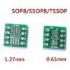 SOP8 turn DIP8 / SOIC8 to DIP8 IC adapter Socket so8/tssop8/soic8/sop8 TO without pin - MegaEshop.PK
