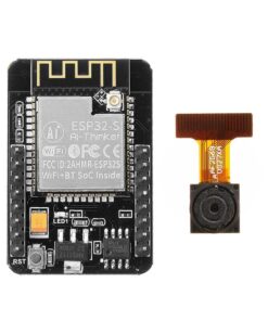 Alternative view of ESP32-CAM WIFI Bluetooth Dev Board and OV2640 Camera Module