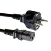 Computer Power Supply Cable - EU Standard C13 Power Cord for PC - MegaEshop.PK