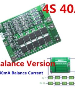4S 40A Li-ion 18650 BMS PCM Battery Protection Board Balance Lipo Module 14.8V 16.8V