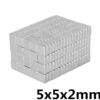 5x5x2mm N35 strong Square NdFeB rare earth magnet 5 * 5 * 2mm neodymium magnets, 5mm x 5mm x 2mm - MegaEshop.PK
