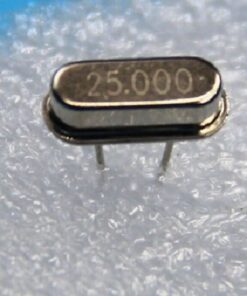 Pack of 2 Crystal Oscillator 25MHz 25M HC-49S 25m crystal 2 pin - MegaEshop.PK