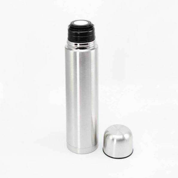 Silver 1000ml Stainless Steel Vacuum Thermoses Flask Cup Hot Cold Thermal Water Bottle Buy In