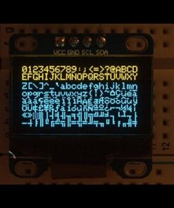 OLED Display Module 12864 0.96 Inch 4Pin yellow/ Blue IIC I2C LED For Arduino - MegaEshop.PK