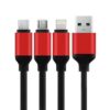 3 in 1 Charging Cable Android iPhone Type-C Cable - MegaEshop.PK