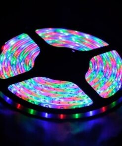 Set Of Rgb Waterproof Remote Control Color Changing Led Strip Light Kit With Adapter