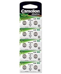 Camelion 1.5V AG13 LR44 Alkaline button Cells for Calculators Watches Camera
