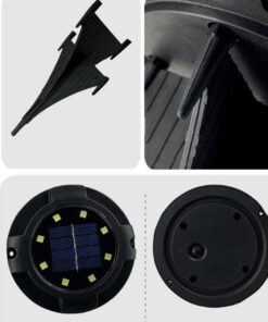 8 LED Solar Power Buried Light Ground Lamp Outdoor Path Way Garden Decking - MegaEshop.PK