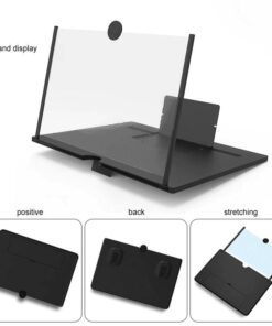 Mobile Phone Screen Magnifier Foldable 3D Screen Amplifier Holder Stand - MegaEshop.PK