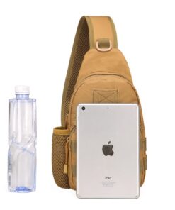 Alternative view of Tactical Shoulder Backpack Military Men Chest Bag Hiking Camp Bag Bottle Holder