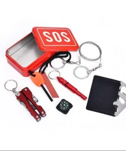 6 in 1 SOS Emergency Survival Kit Waterproof
