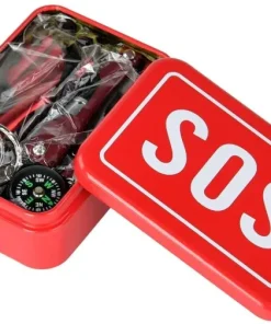 6 in 1 SOS Emergency Survival Kit Waterproof with box