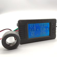 6 in 1 AC 100A Digital Voltmeter Ammeter Energy Power Frequency Factor Current Panel Meter Detector