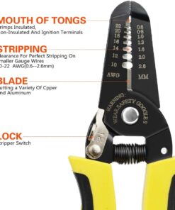 7inch Wire Stripping Pliers Tool Multi-Function Stripping Pliers Hand Tool - MegaEshop.PK
