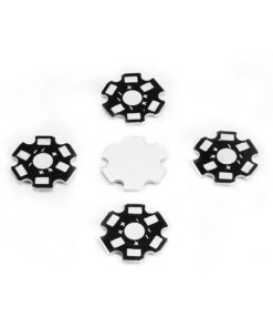 LED Heat Sink Aluminum Base High Power 1w 3w 5w Watt Plate 20 mm LED board KIT DIY star heatsink - MegaEshop.PK