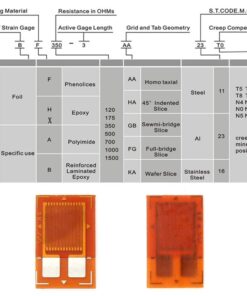 BF350 3AA Foil Resistance Strain Gauge Sensor, Pressure Sensor - MegaEshop.PK
