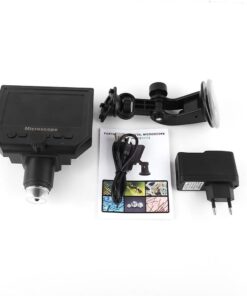 Digital Microscope 4.3in HD LED 3.6Mp 600X Continuous Magnifier - MegaEshop.PK