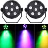 6LED RGB Light washing effect Dj laser Disco ball strobe light Auto Sound activation - MegaEshop.PK