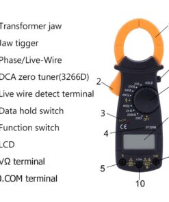 DT3266L AC/DC Handheld Digital Clamp Meter - MegaEshop.PK