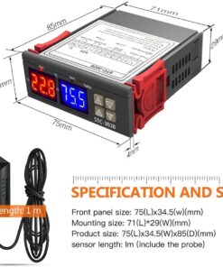 STC-3028 Temperature And Humidity Controller AC 220V - MegaEshop.PK