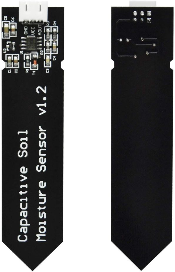 Capacitive magnetic soil moisture sensor