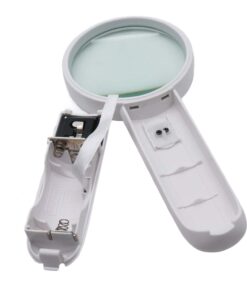 Alternative view of Hand-Hold MG6B-2 15X LED Mini Hand-Hold Magnifier White Magnifying (Exclamation Mark Type)