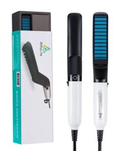 Multifunctional Hair Curling Comb Exposure Cap Men Electric Heating Hair Straightener