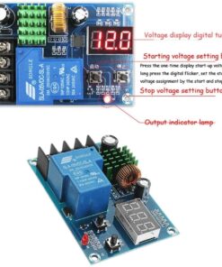 Alternative view of XH-M604 Battery Charger Control Module DC 6-60V Protection Board Controller