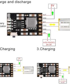 Alternative view of MH-CD42 DC 5V 2.1A Charge / Discharge (Boost) Battery Protection 4.2V 3.7