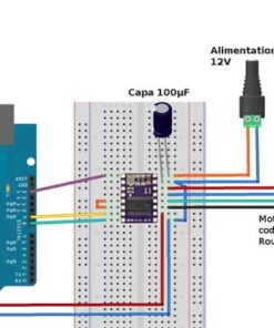 DRV8825 STEPPER MOTOR DRIVER FOR 3D PRINTER + heat sink - MegaEshop.PK