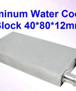40*80*12mm Aluminium Water Cooling Liquid Cooler Heatsink Block For CPU Blue - MegaEshop.PK